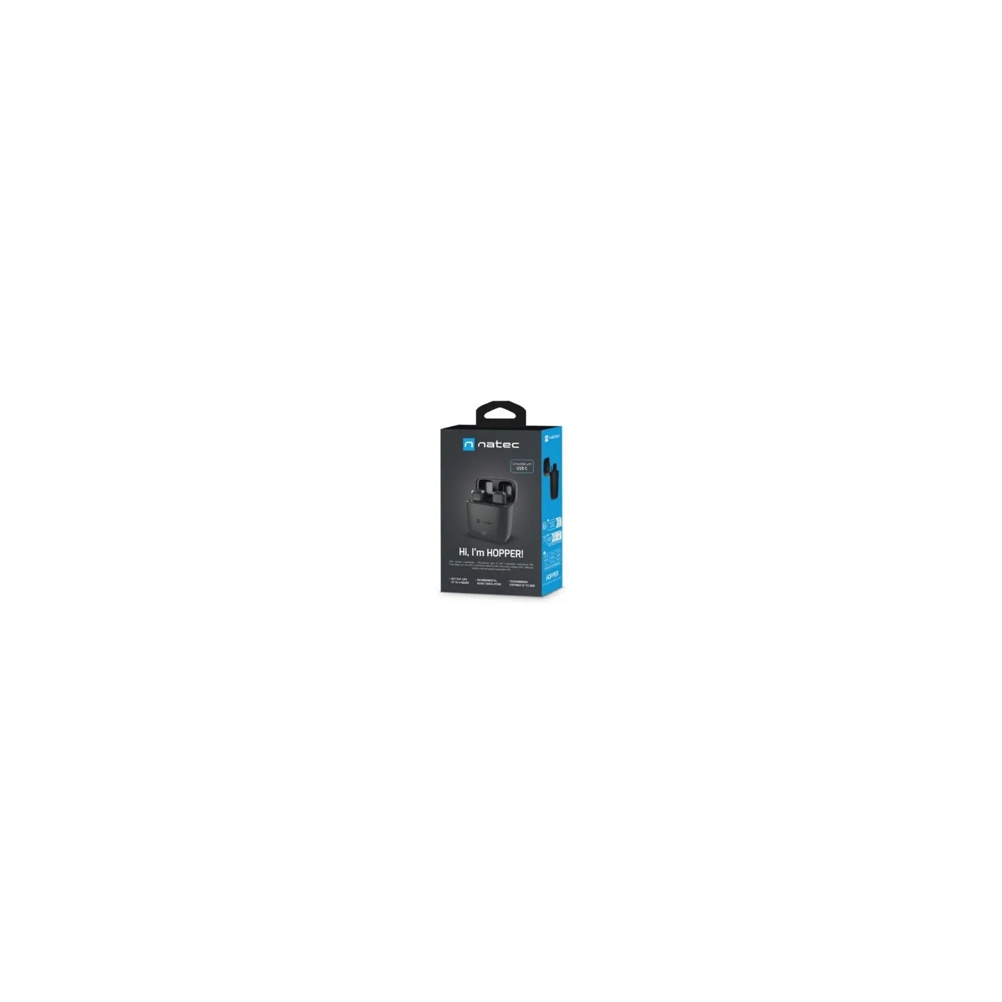 Natec Mobile microphone HOPPER lavalier wireless lightning