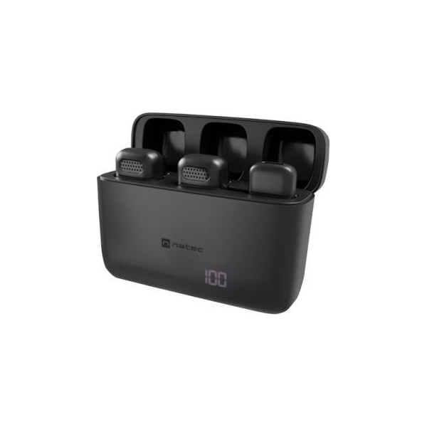 Natec Mobile microphone HOPPER lavalier wireless lightning