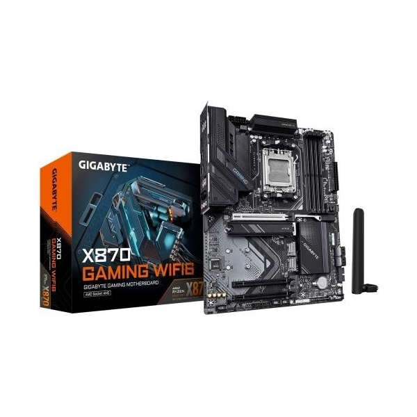 Gigabyte X870 GAMING WF6 | Processor family AMD | Processor socket AM5 | DDR5 | Supported hard disk drive interfaces M.2, SATA |