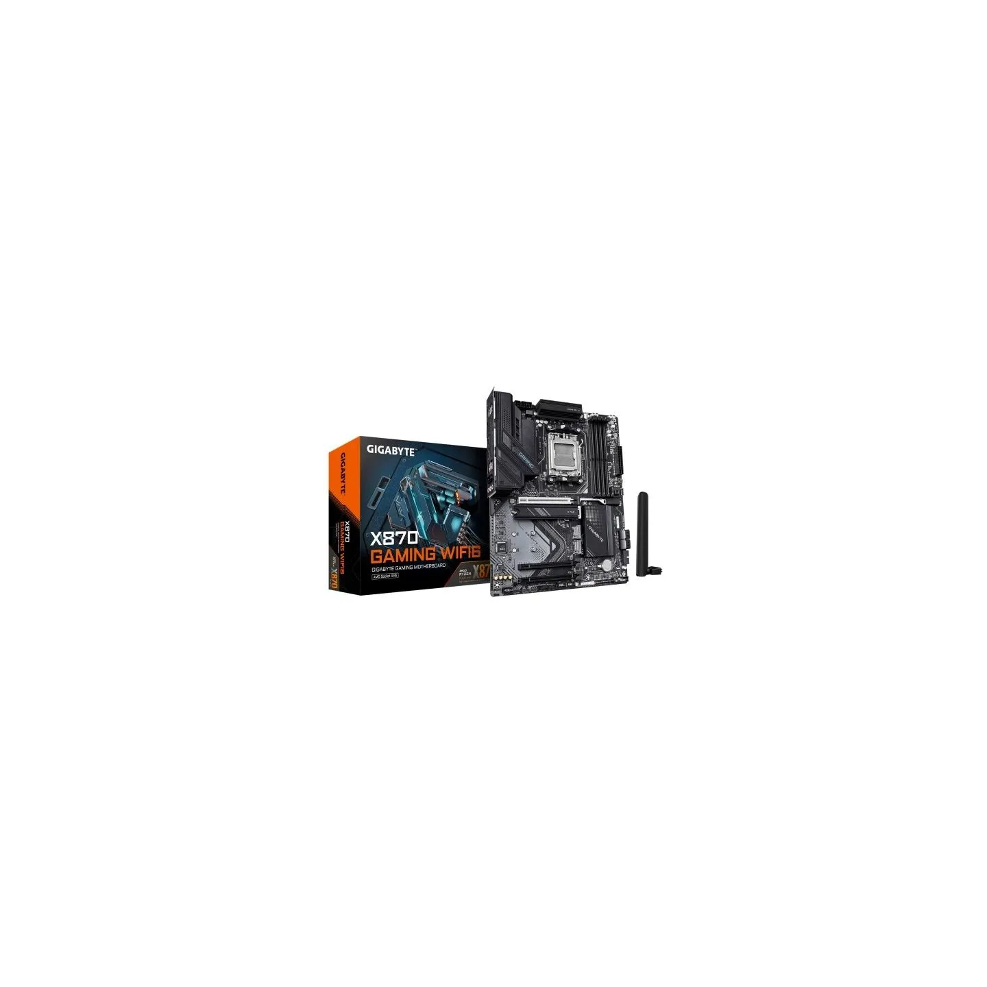 Gigabyte X870 GAMING WF6 | Processor family AMD | Processor socket AM5 | DDR5 | Supported hard disk drive interfaces M.2, SATA |