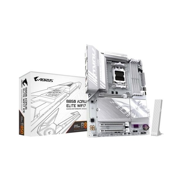 Gigabyte B850 A ELITE WF7 ICE AM5 MB