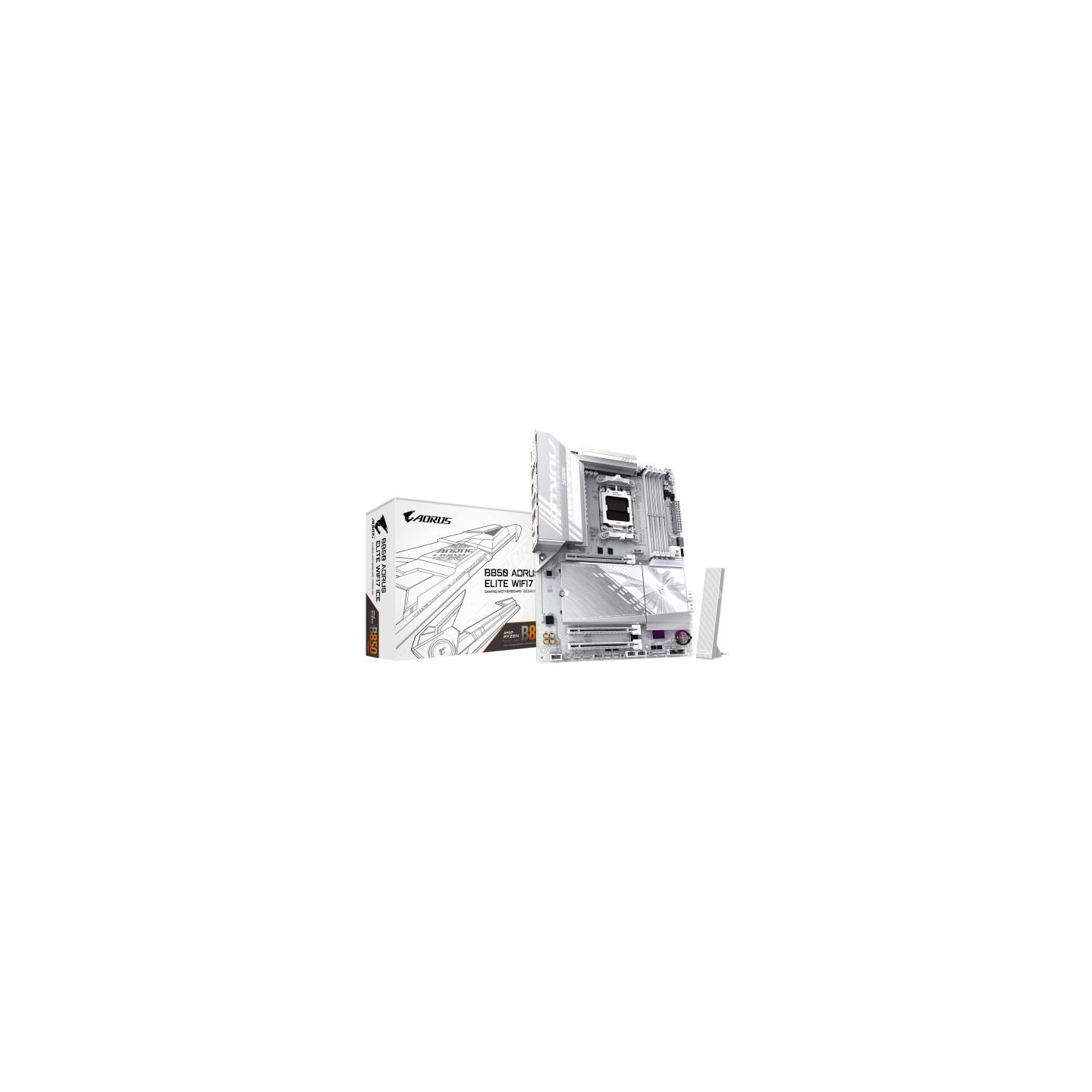Gigabyte B850 A ELITE WF7 ICE AM5 MB