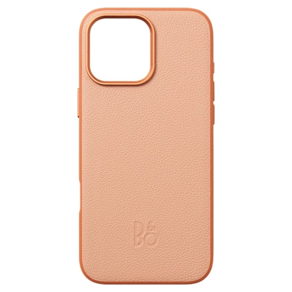 Bang & Olufsen iPhone 16 Pro Max Leather Case Sunset Apricot