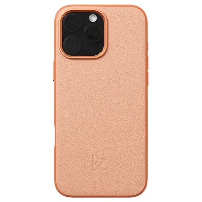 Bang & Olufsen iPhone 16 Pro Max Leather Case Sunset Apricot