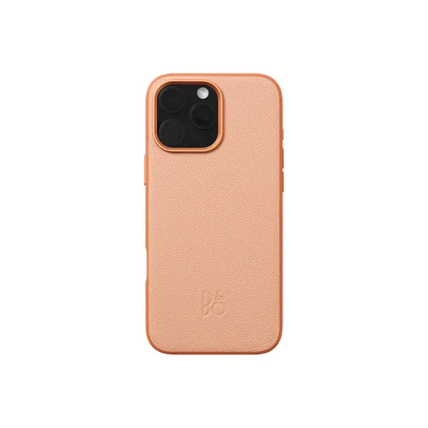 Bang & Olufsen iPhone 16 Pro Max Leather Case Sunset Apricot