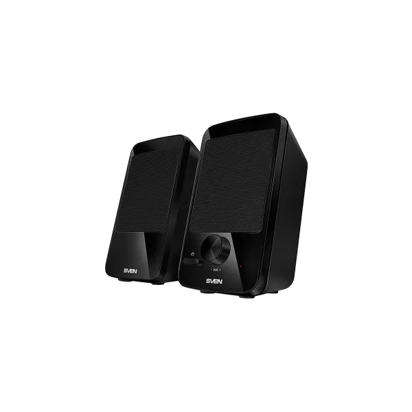 Sven 312 USB-powered (2x2W); Front power button and the volume control