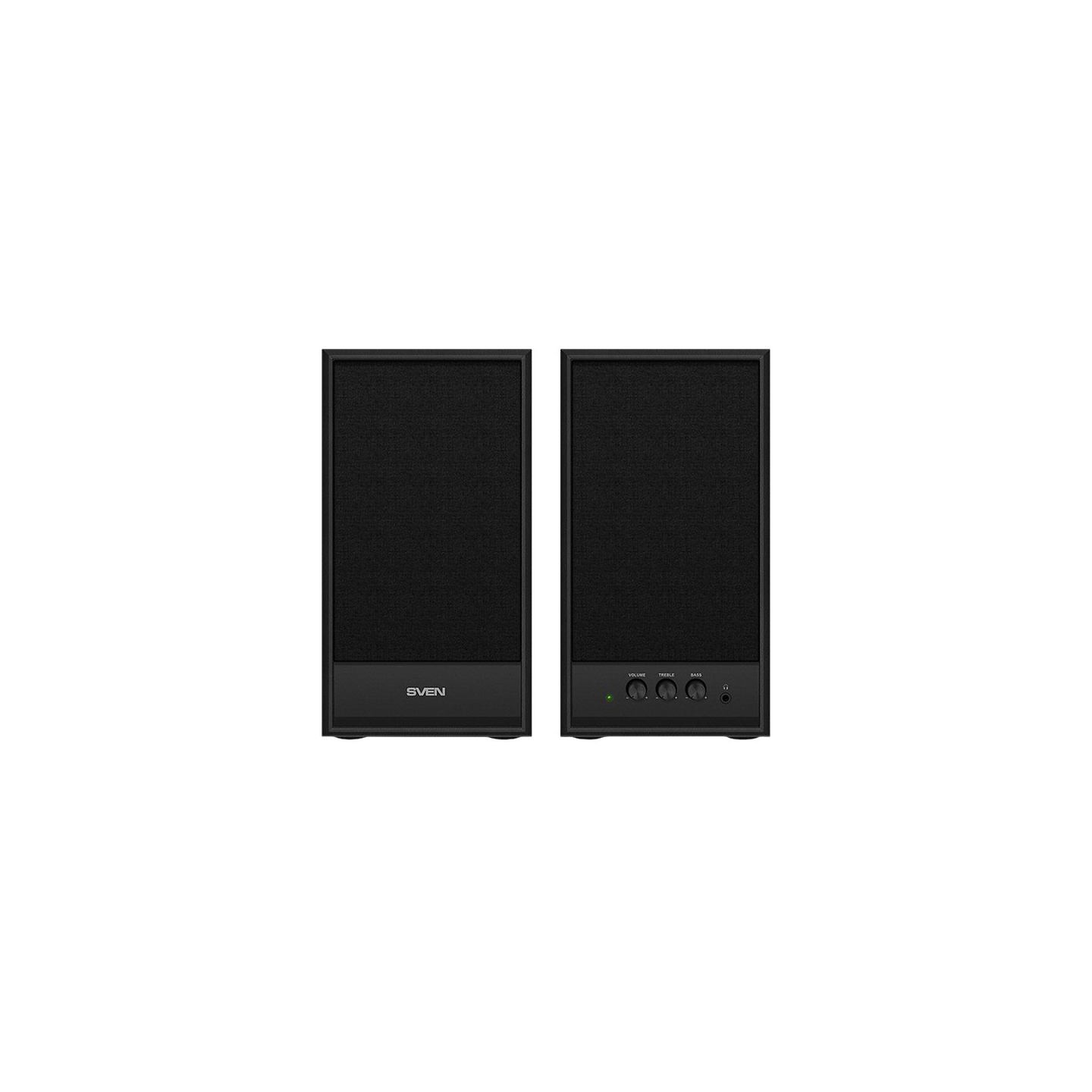 Sven Multimedia - Speaker SVEN SPS-702 (Stereo, 40W, 40Hz-22Hz, Black Leather)