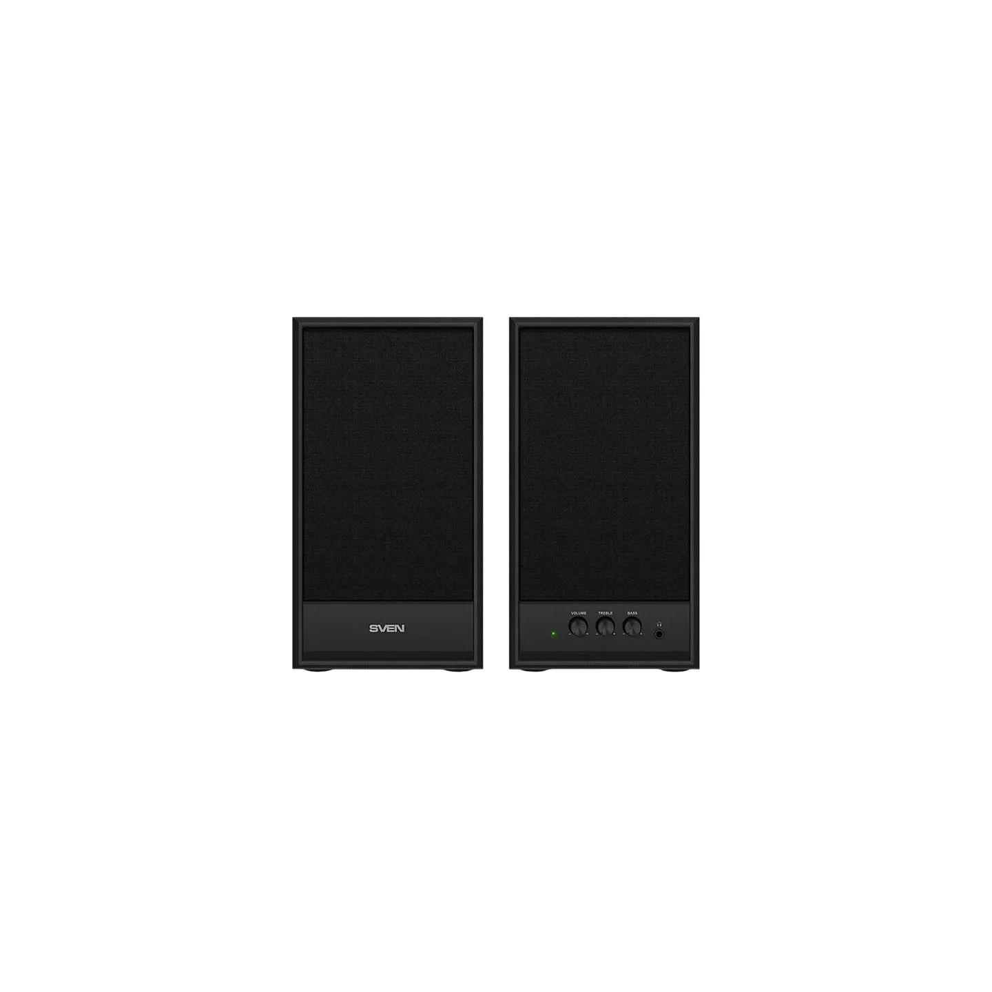 Sven Multimedia - Speaker SVEN SPS-702 (Stereo, 40W, 40Hz-22Hz, Black Leather)