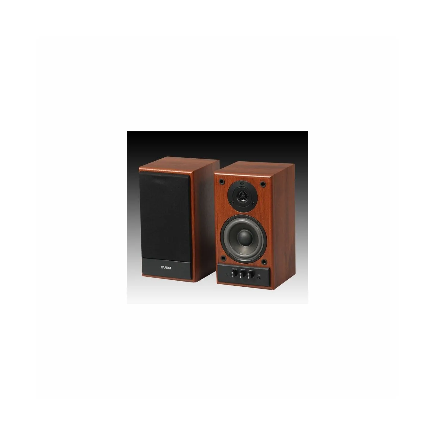 Sven Multimedia - Speaker SVEN SPS-702 (Stereo, 40W, 40Hz-22Hz, Wood)