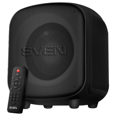 Sven Speaker SVEN PS-555, black, power output 65 W (RMS), TWS, Bluetooth, USB, microSD, RC, lithium battery