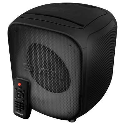 Sven Speaker SVEN PS-555, black, power output 65 W (RMS), TWS, Bluetooth, USB, microSD, RC, lithium battery