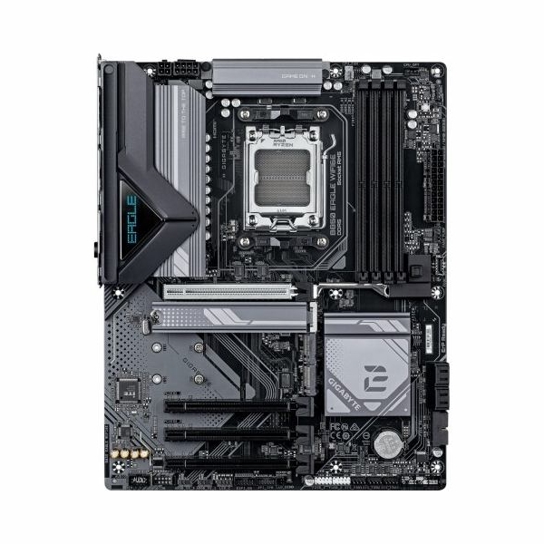 Gigabyte B850 EAGLE WIFI6E | Processor family AMD | Processor socket AM5 | DDR5 | Supported hard disk drive interfaces SATA, M.2