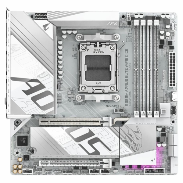 Gigabyte B850M A ELT WF6E | Processor family AMD | Processor socket AM5 | DDR5 | Supported hard disk drive interfaces SATA, M.2 