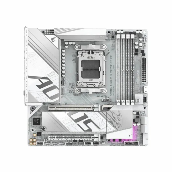Gigabyte B850M A ELT WF6E | Processor family AMD | Processor socket AM5 | DDR5 | Supported hard disk drive interfaces SATA, M.2 