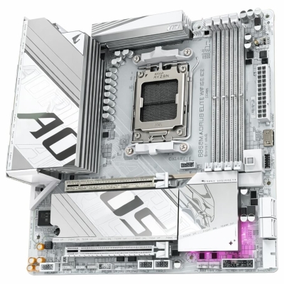 Gigabyte B850M A ELT WF6E | Processor family AMD | Processor socket AM5 | DDR5 | Supported hard disk drive interfaces SATA, M.2 