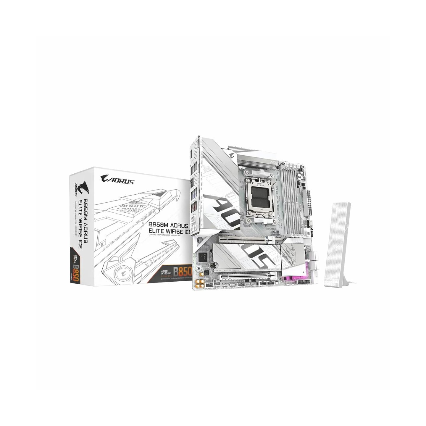 Gigabyte B850M A ELT WF6E ICE AM5 MB