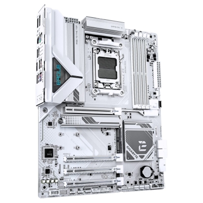 Gigabyte B850 EAGLE ICE | Processor family AMD | Processor socket AM5 | DDR5 | Supported hard disk drive interfaces SATA, M.2 | 