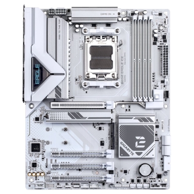 Gigabyte B850 EAGLE ICE | Processor family AMD | Processor socket AM5 | DDR5 | Supported hard disk drive interfaces SATA, M.2 | 