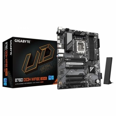 Gigabyte Motherboard B760 DS3H WF6E GEN5 s1700 4DDR5 HDMI/DP ATX