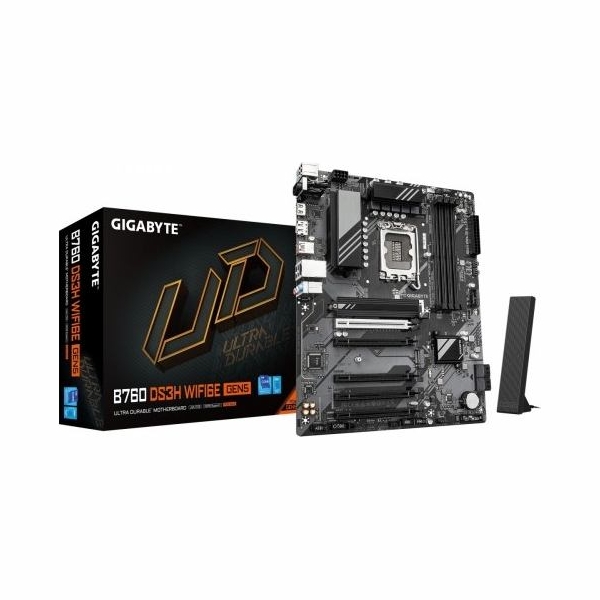 Gigabyte Motherboard B760 DS3H WF6E GEN5 s1700 4DDR5 HDMI/DP ATX