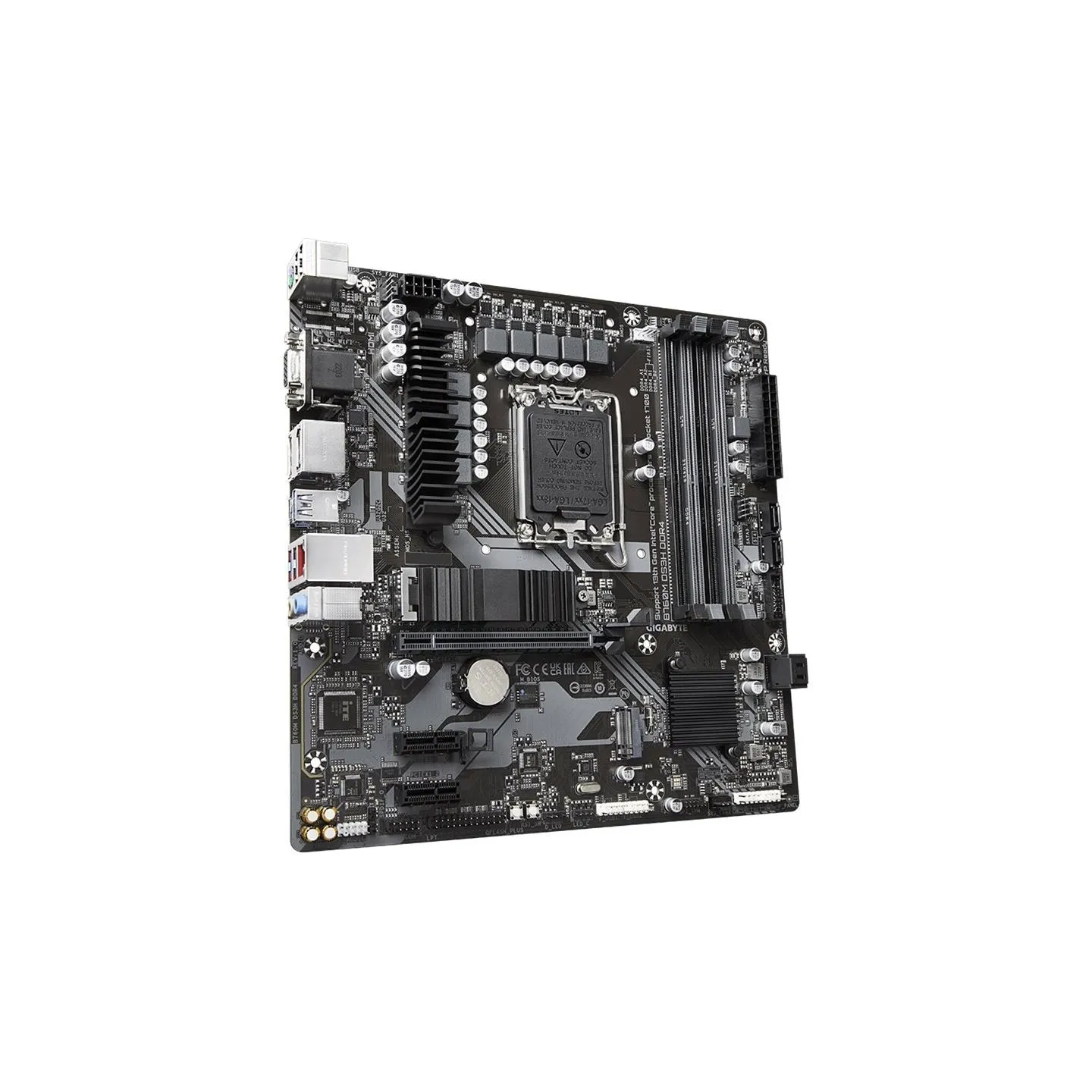 Gigabyte | B760M DS3H DDR4 1.0 M/B | Processor family Intel | Processor socket  LGA1700 | DDR4 DIMM | Memory slots 4 | Supported