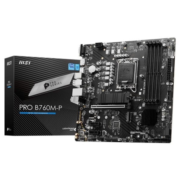 MSI PRO B760M-P LGA 1700 4xDDR5 mATX MB