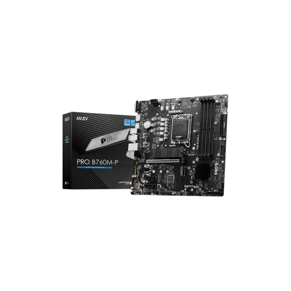MSI PRO B760M-P LGA 1700 4xDDR5 mATX MB