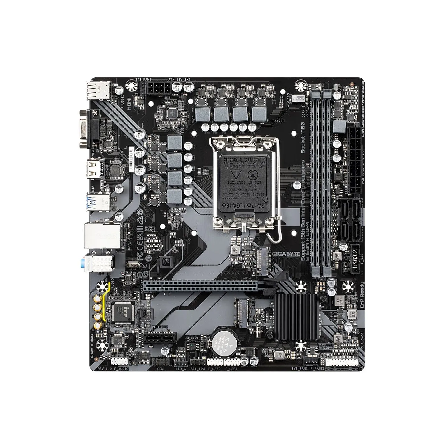 Gigabyte B760M H DDR4 LGA1700 mATX MB
