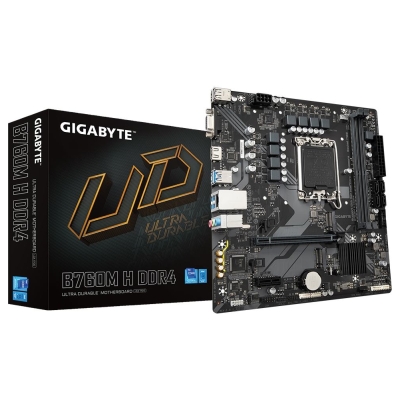 Gigabyte B760M H DDR4 LGA1700 mATX MB
