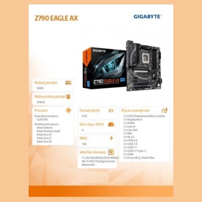 Gigabyte Z790 EAGLE AX LGA1700 MB