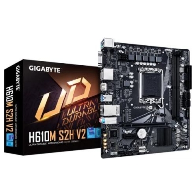 Gigabyte Motherboard H610M S2H V2 s1700 2DDR 5 DP/HDMI/DSUB M.2 mATX