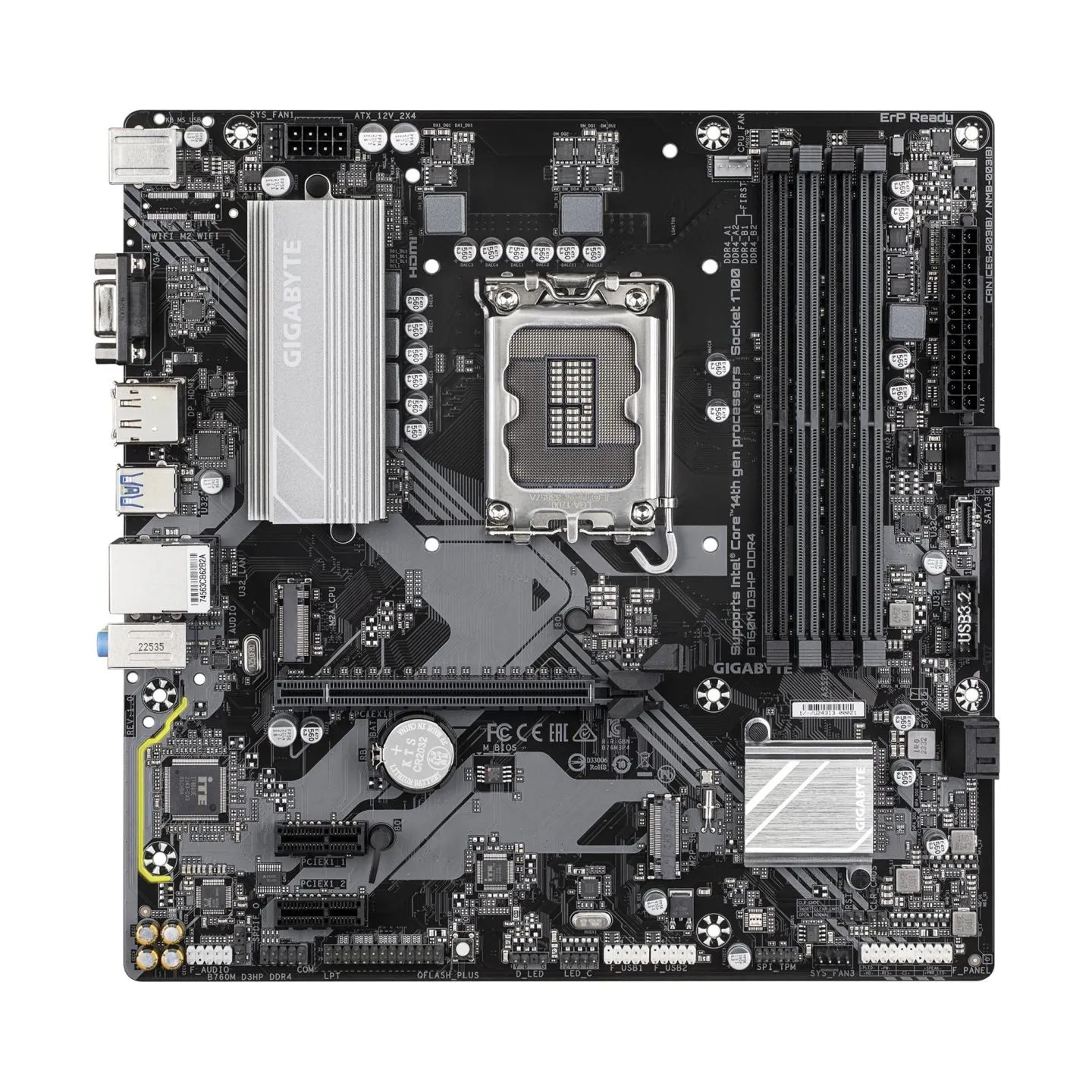 Gigabyte B760M D3HP DDR4 s1700 4DDR4 DSUB/HDMI/DP mATX