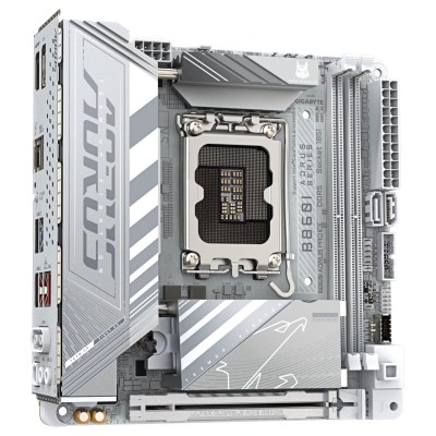 Gigabyte B860I AORUS PRO ICE | Processor family Intel | Processor socket LGA1851 | DDR5 | Supported hard disk drive interfaces S