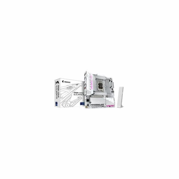 Gigabyte B860M AORUS ELITE WIFI6E ICE | Processor family Intel | Processor socket LGA1851 | DDR5 | Supported hard disk drive int