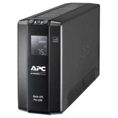 APC BACK UPS PRO BR 650VA, 6 OUTLETS, AVR, LCD INTERFACE