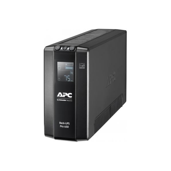 APC BACK UPS PRO BR 650VA, 6 OUTLETS, AVR, LCD INTERFACE
