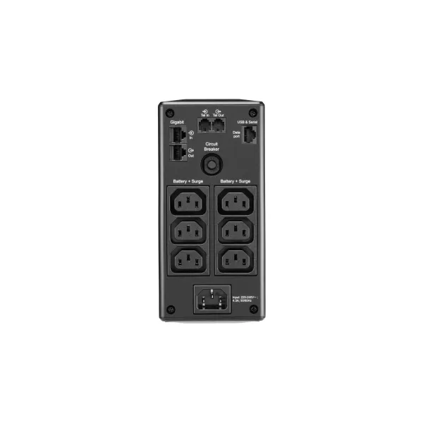 APC BACK UPS PRO BR 650VA, 6 OUTLETS, AVR, LCD INTERFACE
