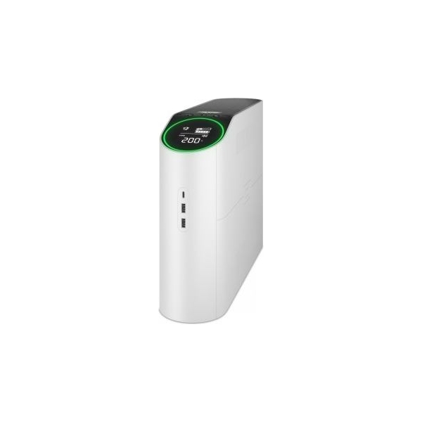 APC UPS BGM2200-GR APC Back-UPS Pro 2200VA for Gaming, 230V, Pure Sinewa LCD, White, Schuko