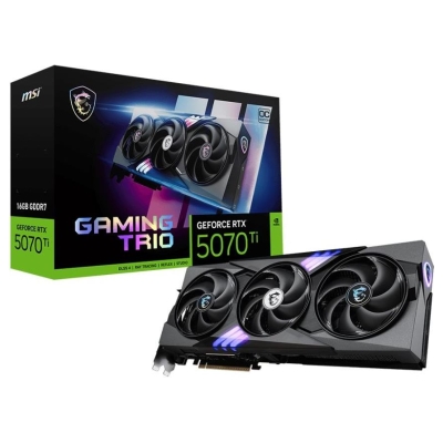 MSI Graphics Card|MSI|NVIDIA GeForce RTX 5070 Ti|16 GB|GDDR7|256 bit|PCIE 5.0 16x|Dual Slot Fansink|1xHDMI|3xDisplayPort|RTX5070