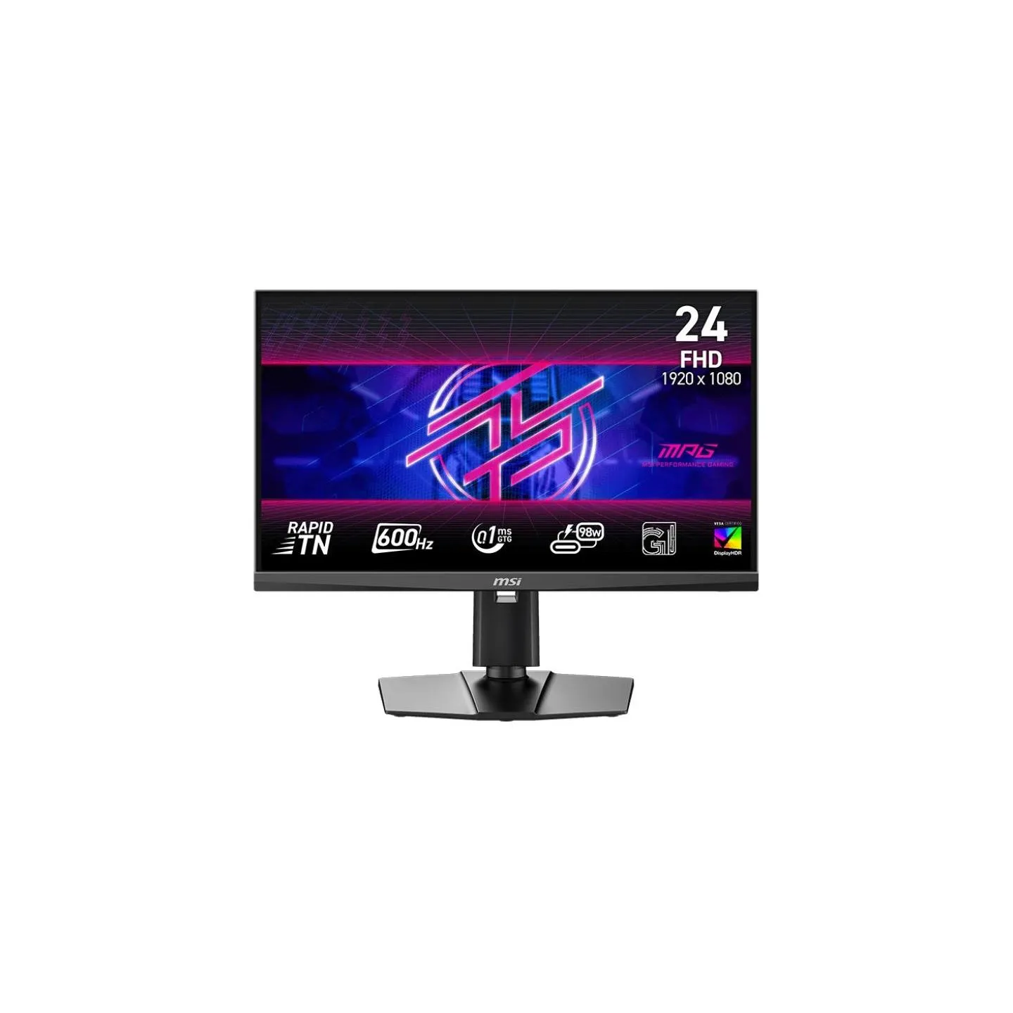 MSI LCD Monitor|MSI|MPG 242R X60N|24.1"|Gaming/USB Hub|Panel TN|1920x1080|16:9|600 Hz|0.1 ms|MPG242RX60N
