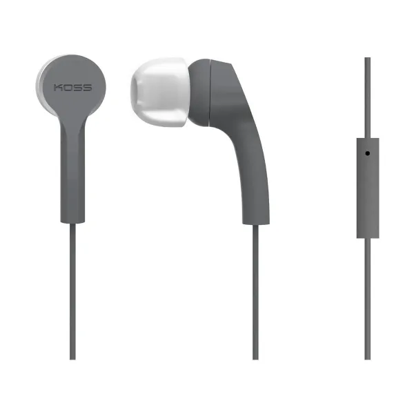 Koss | Headphones | KEB9iGRY | Wired | In-ear | Microphone | Gray