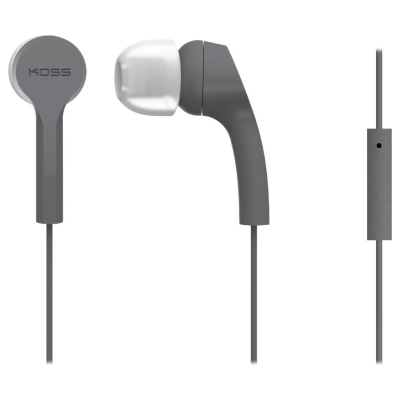Koss | Headphones | KEB9iGRY | Wired | In-ear | Microphone | Gray