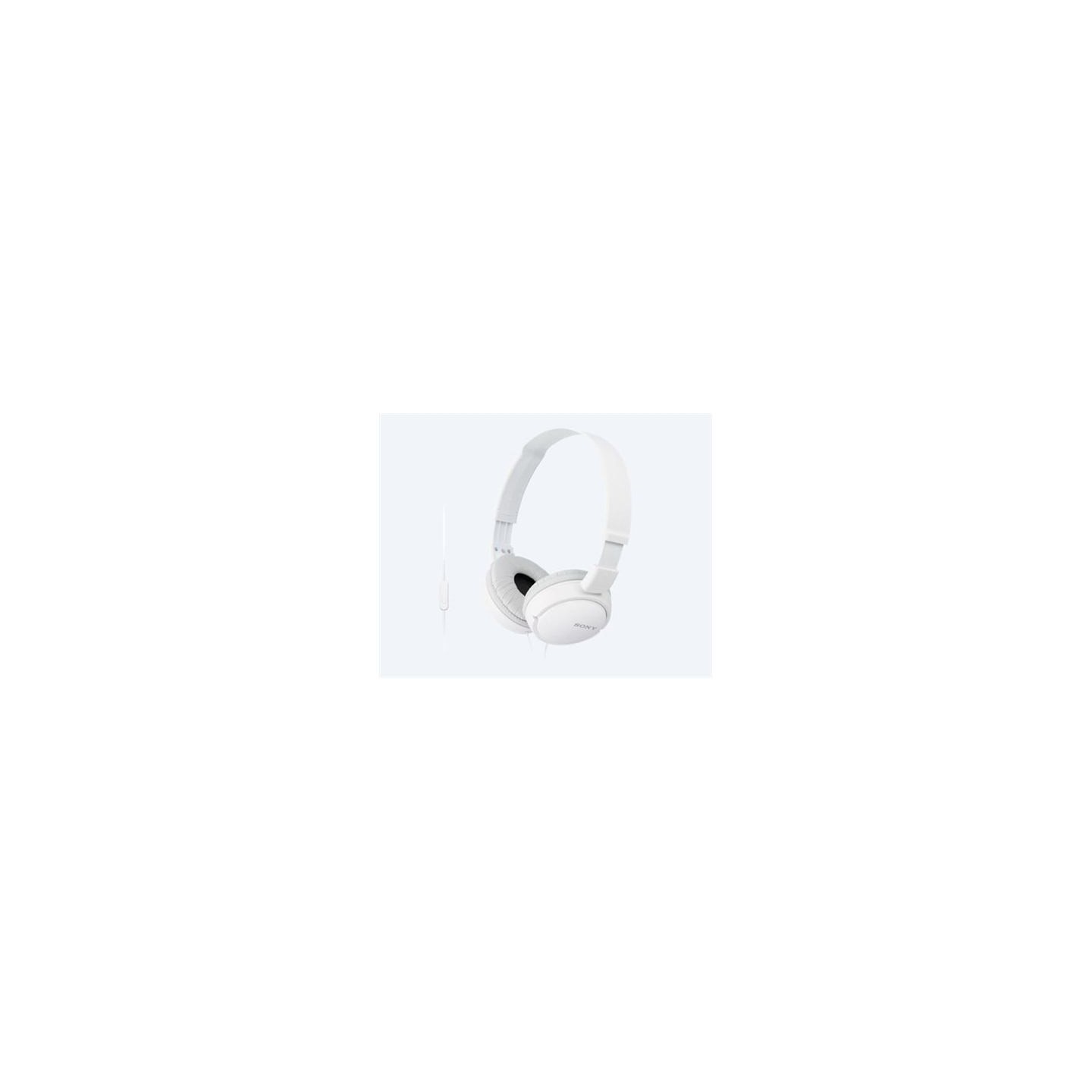 Sony | MDR-ZX110APW.CE7 | Wired | On-Ear | Microphone | White