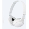 Sony | MDR-ZX110APW.CE7 | Wired | On-Ear | Microphone | White