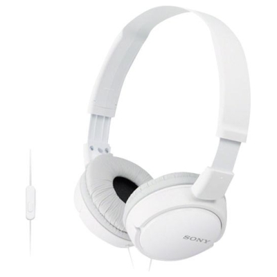 Sony | MDR-ZX110APW.CE7 | Wired | On-Ear | Microphone | White