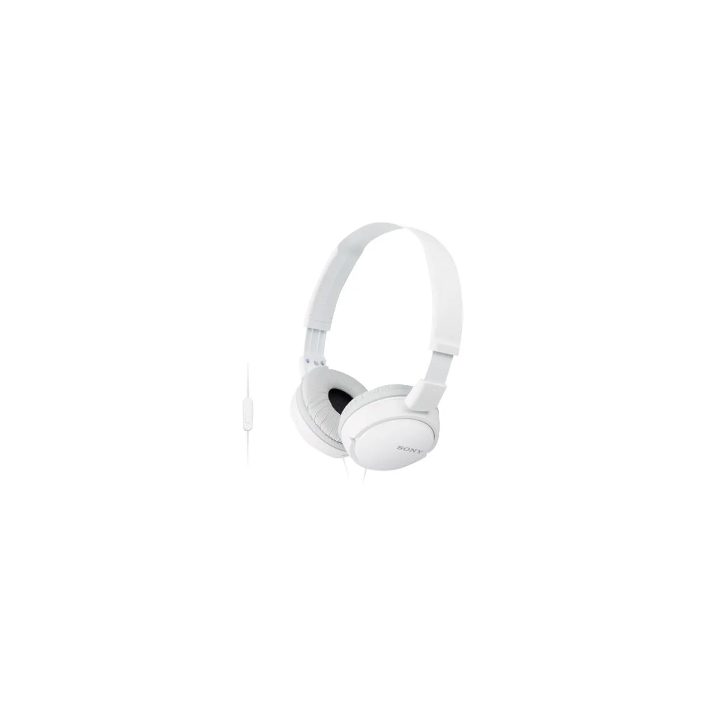 Sony | MDR-ZX110APW.CE7 | Wired | On-Ear | Microphone | White