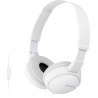 Sony | MDR-ZX110APW.CE7 | Wired | On-Ear | Microphone | White
