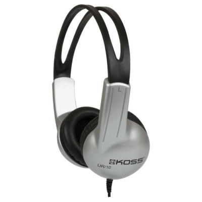 Koss | Headphones | UR10 | Wired | On-Ear | Silver/Black