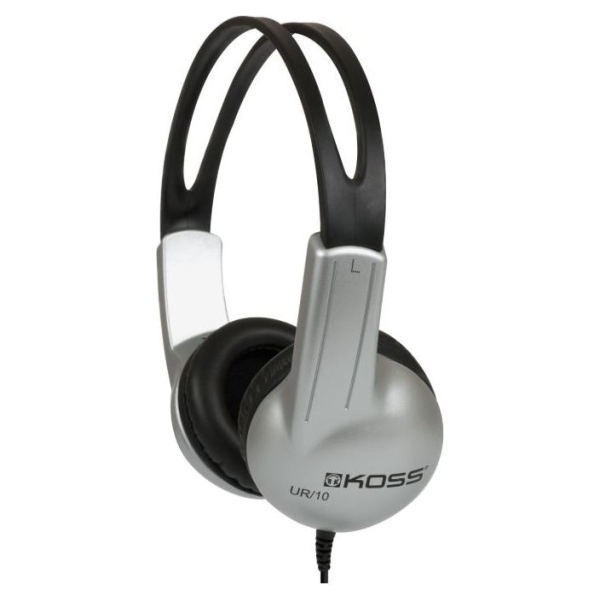 Koss | Headphones | UR10 | Wired | On-Ear | Silver/Black