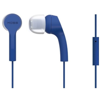 Koss | Headphones | KEB9iB | Wired | In-ear | Microphone | Blue